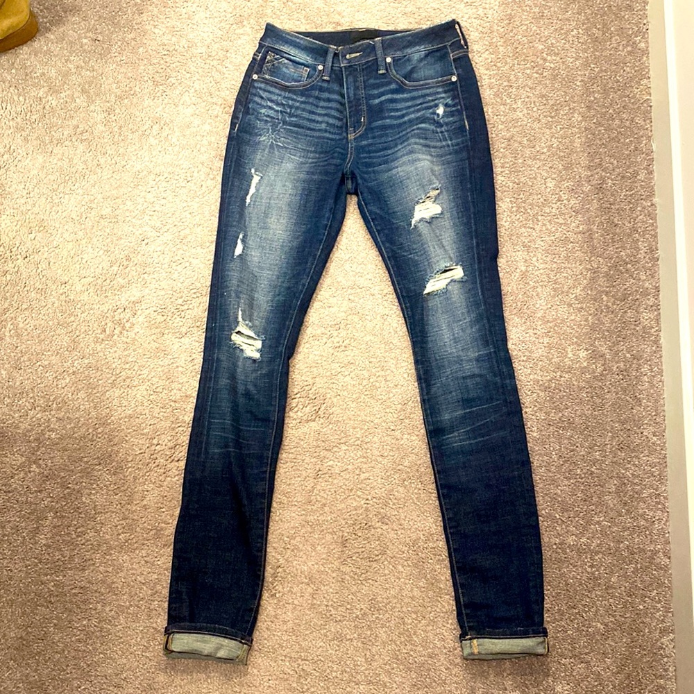 Buckle black jeans